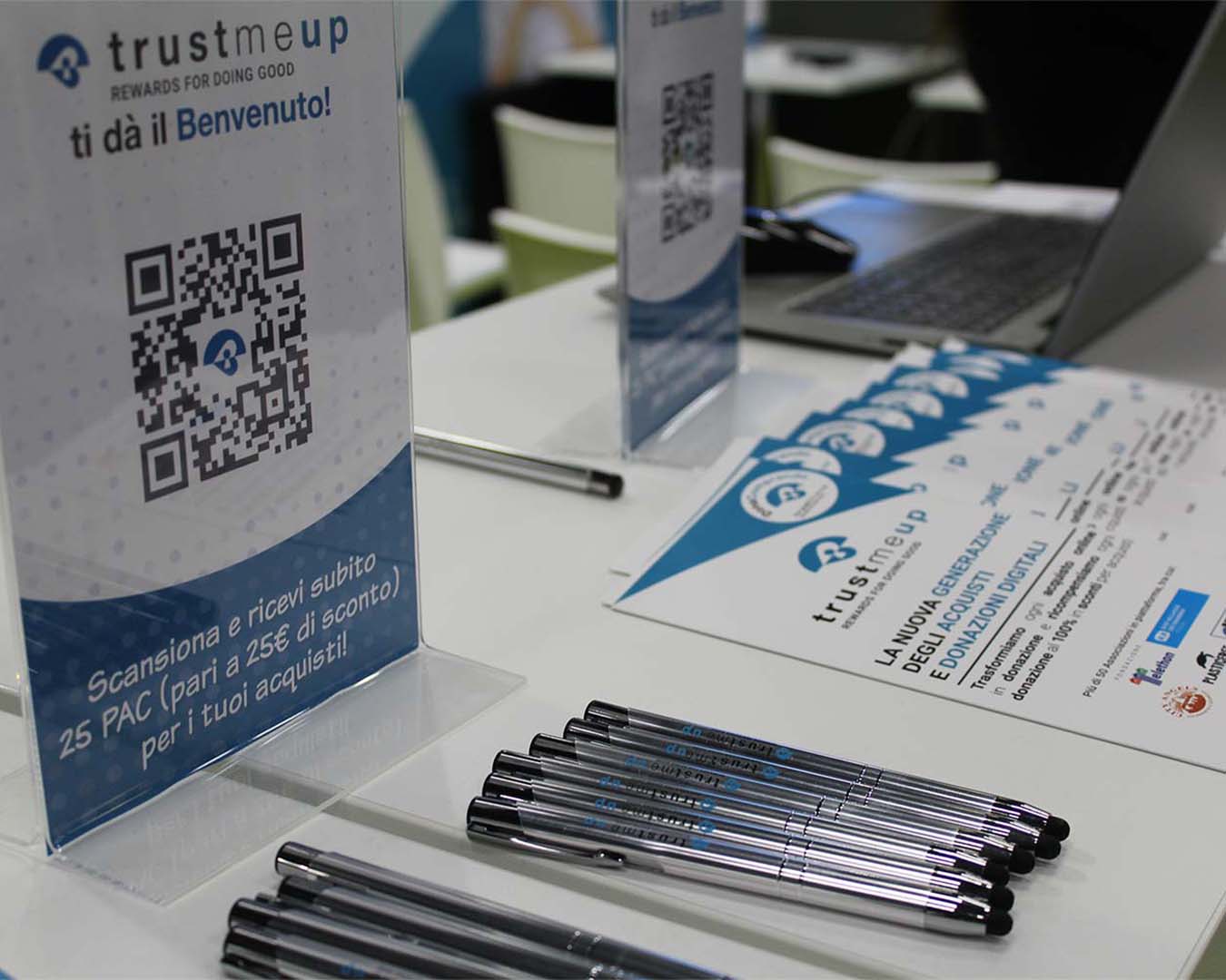 Netcomm Forum 2022 - TrustMeUp Stand