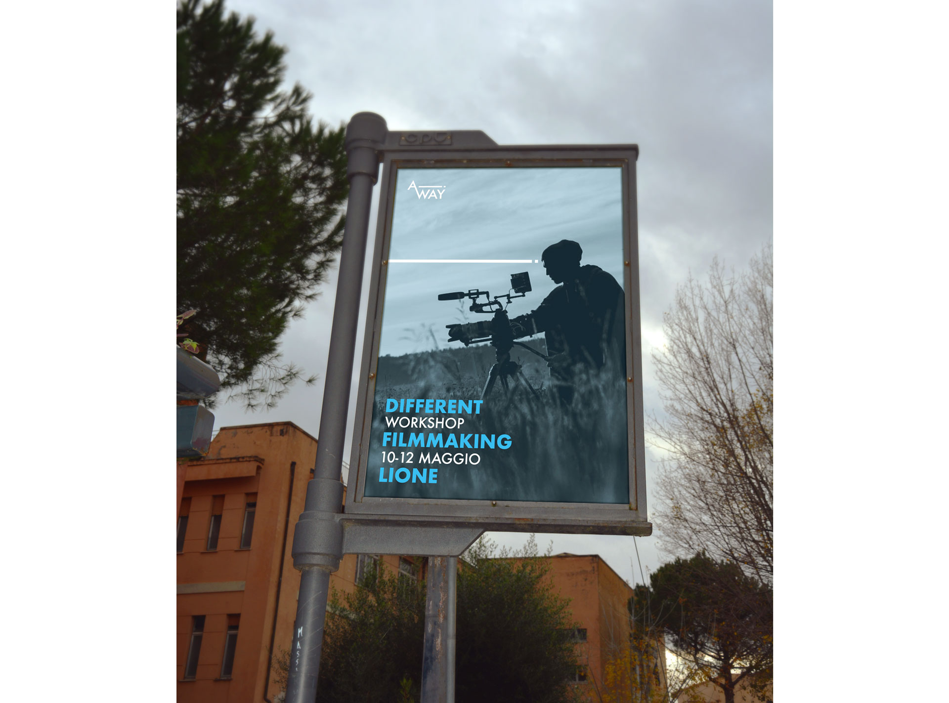 Away street advertisement