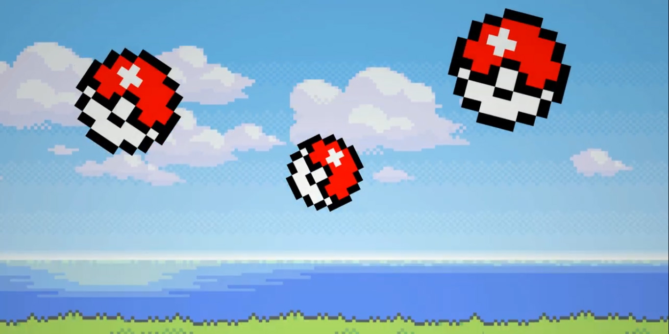 Falling PokéBalls