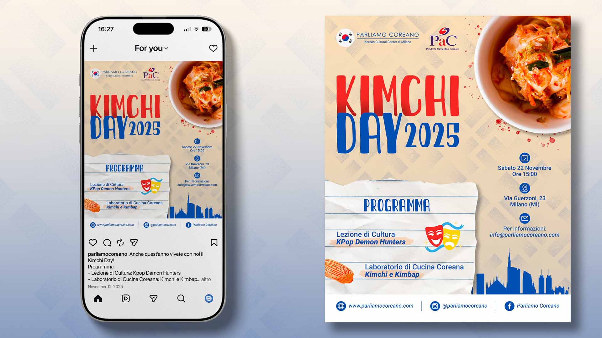 Kimchi Day 2025 - Instagram Post