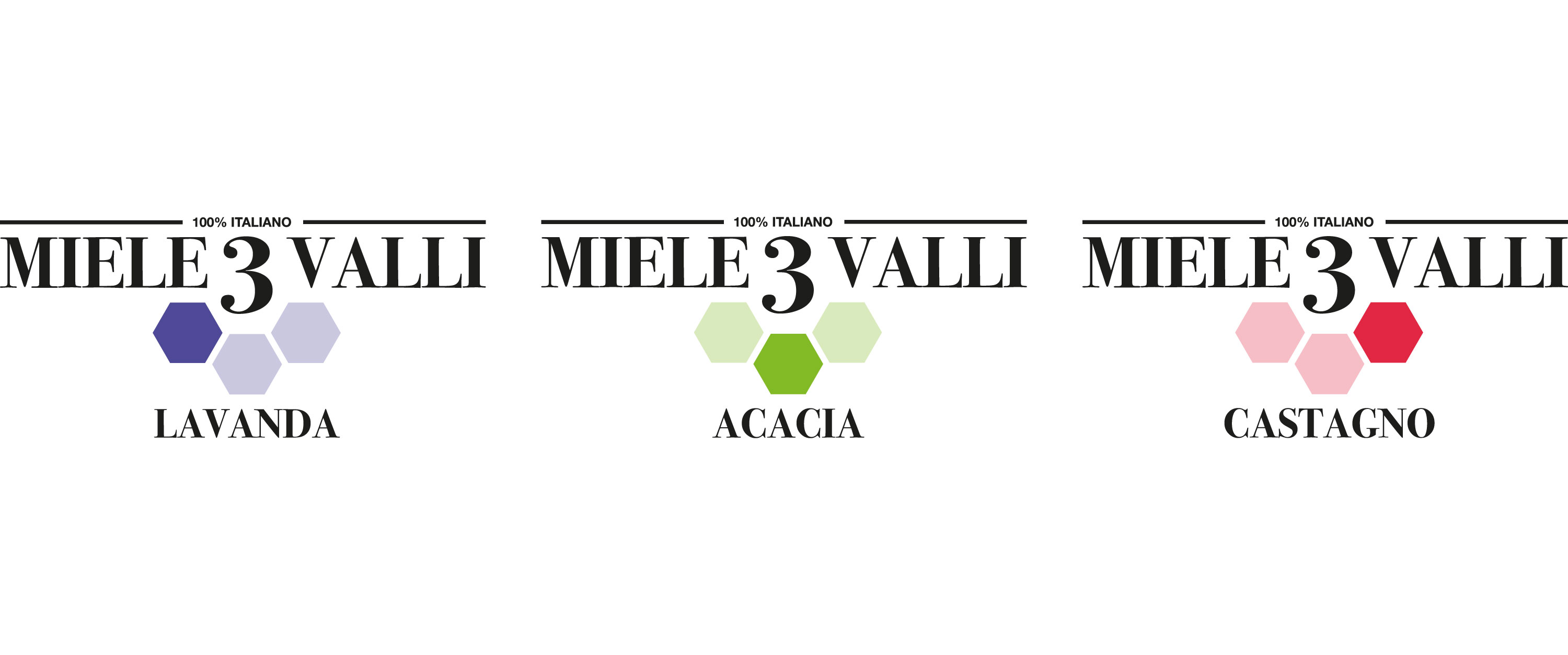 Miele 3 Valli logo declination