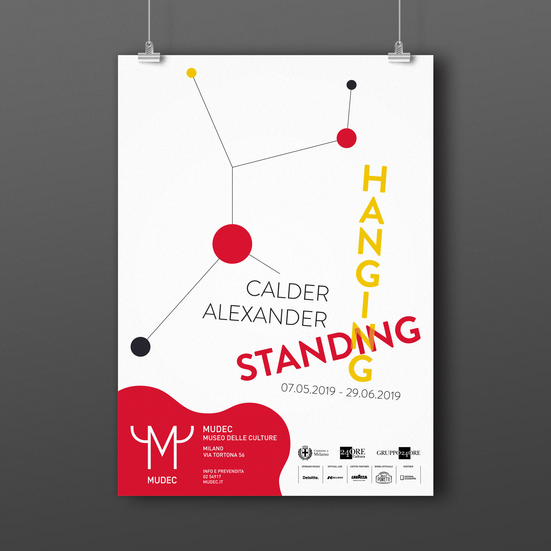 Alexander Calder poster concept