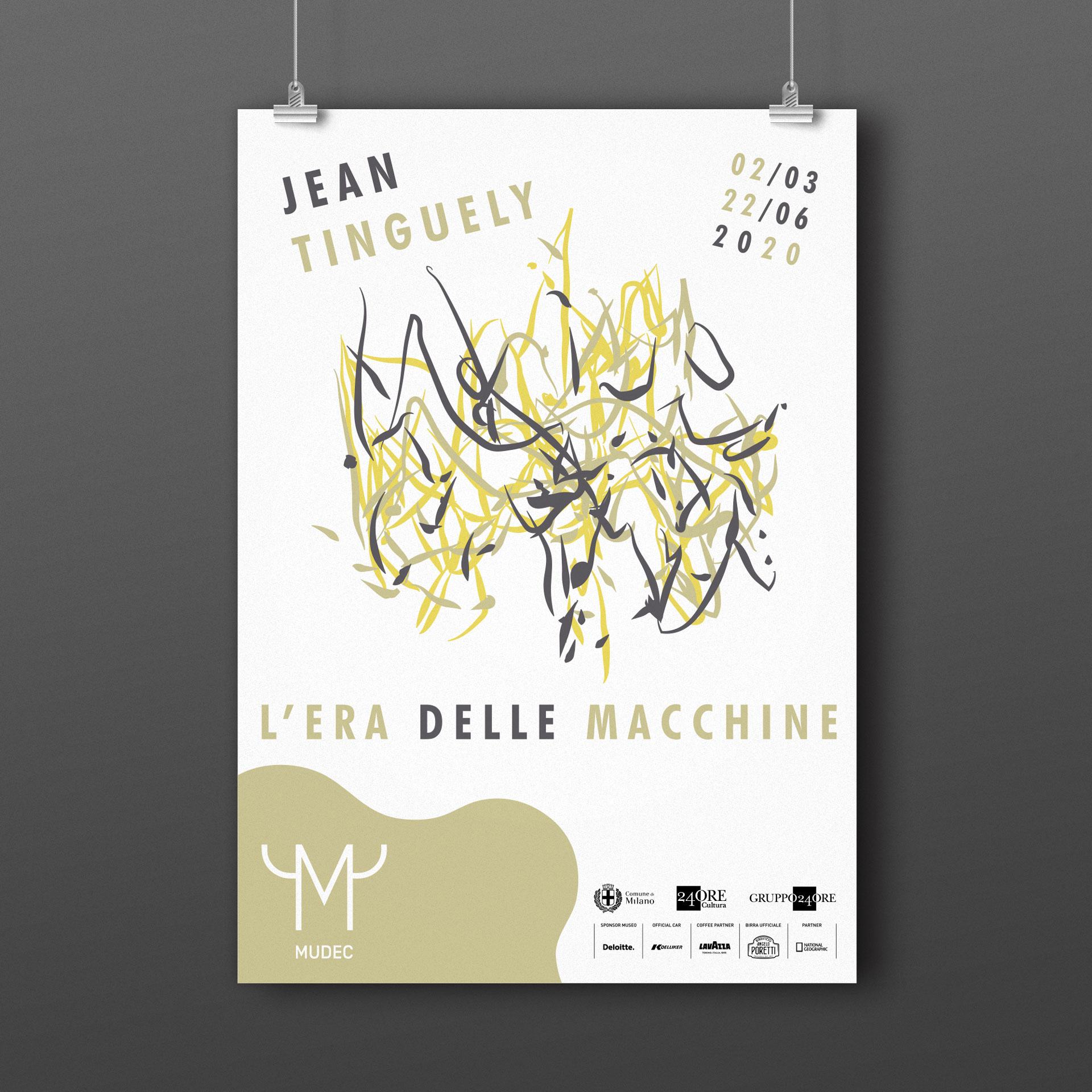 Jean Tinguely poster concept
