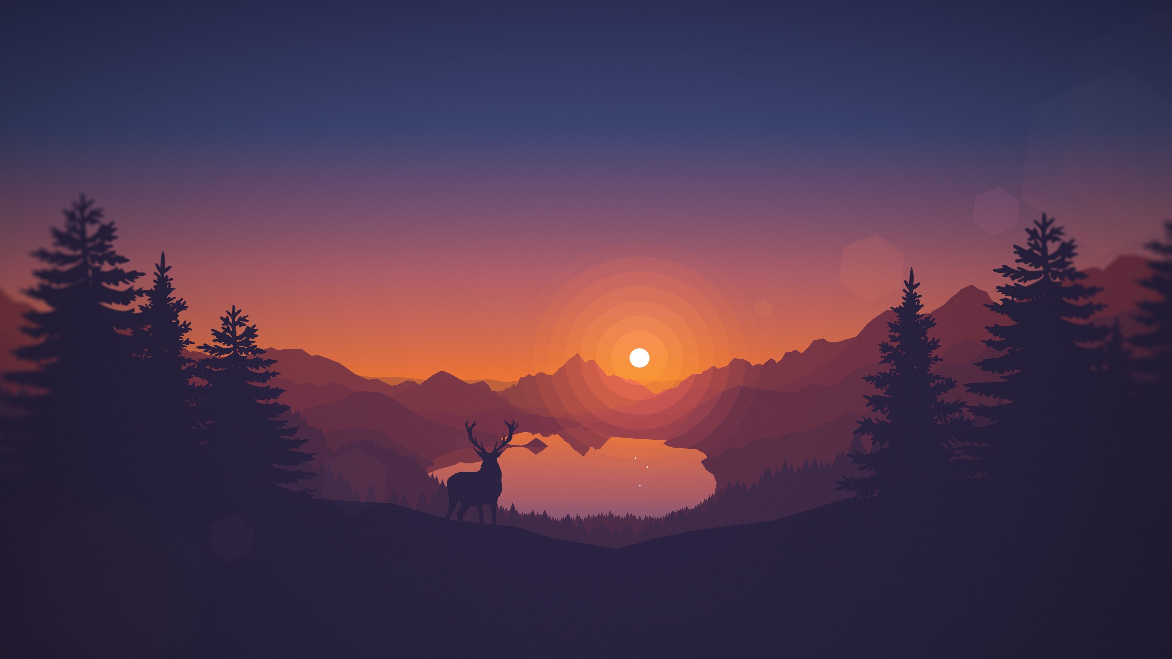 Nature and sunset