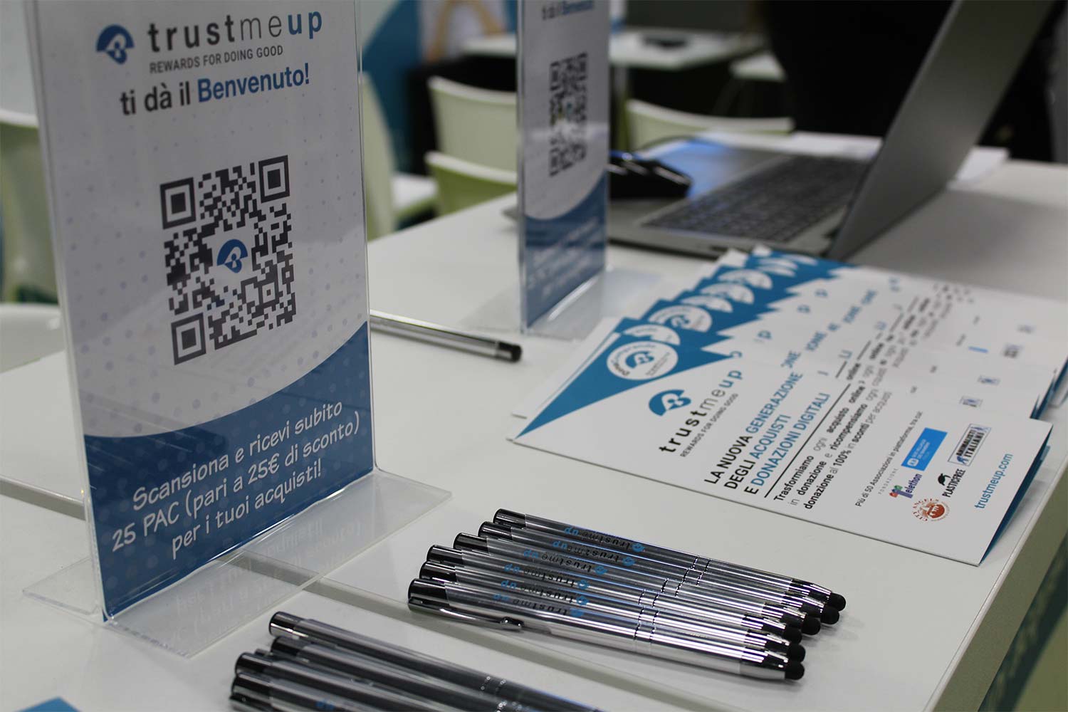 Netcomm Forum 2022 - TrustMeUp Stand